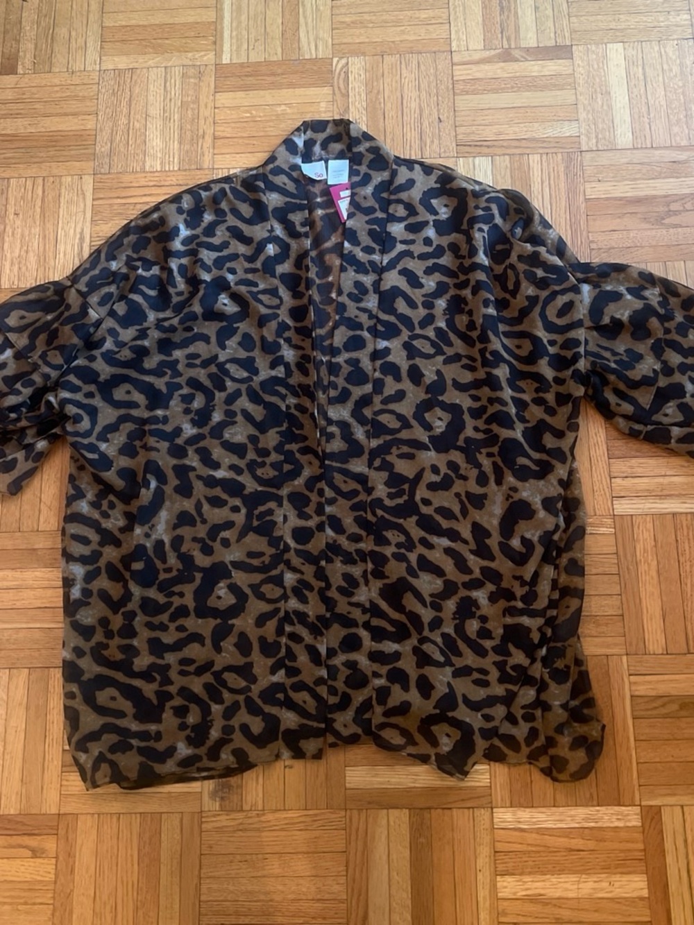 Kohl's Leopard Print Camisole in Brown and Black